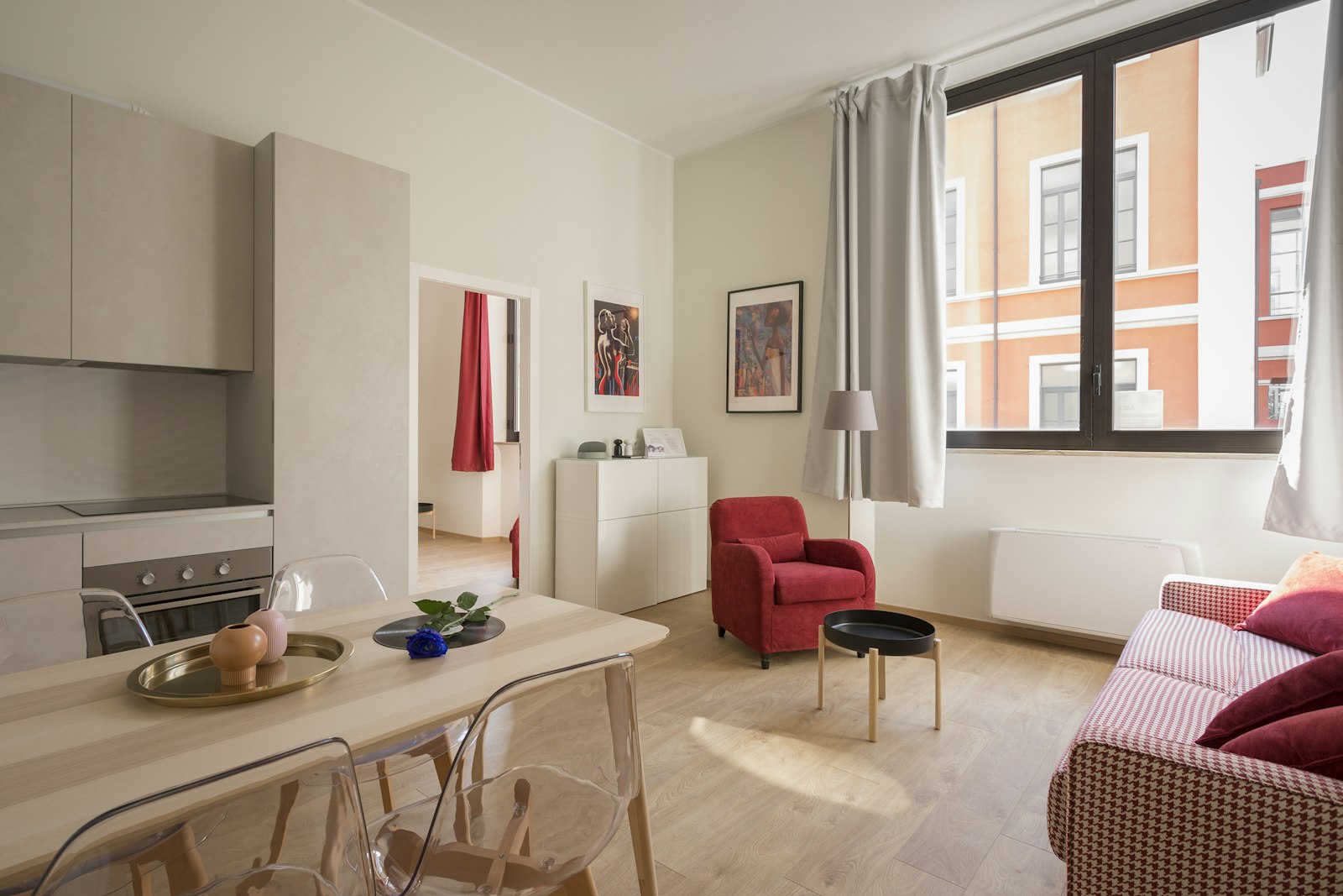 Séjour rénové par l'entreprise de travaux d'intérieur