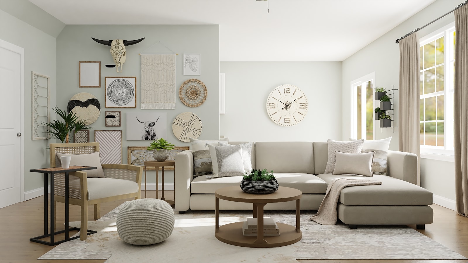 Salon moderne rénové par Entreprise TB